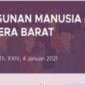 Indeks Pembangunan Manusia Sumatera Barat Tahun 2020