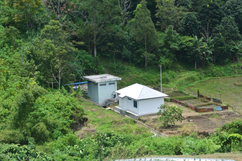 Salah satu sumber mata air yang digunakan PDAM Padang Panjang