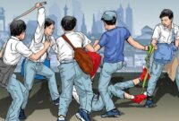 Aksi tawuran terjadi di 2 titik lokasi di kota Padang 