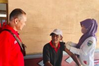 Peserta vaksinasi BINDA Sumbar antusias mendapatkan vaksin