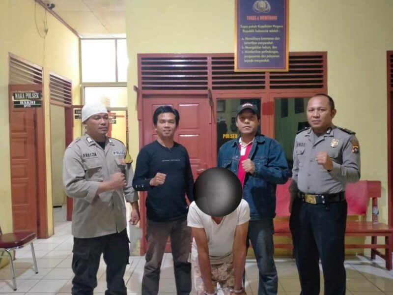 Polsek Sutera menangkap kakek bejat yang diduga Hamili anak tirinya