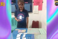 Terduga pelaku judi online jenis togel EM (48) yang tertangkap tangan oleh Polisi di Tapan