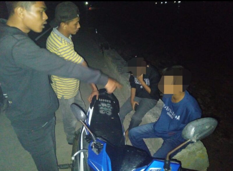 Pelajar yang terciduk oleh Satpol PP Pesisir Selatan yang berpacaran di tempat gelap