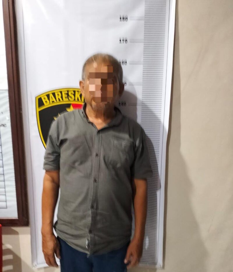 NS, terduga pelaku judi online jenis togel yang diamankan Polres Padang Panjang 