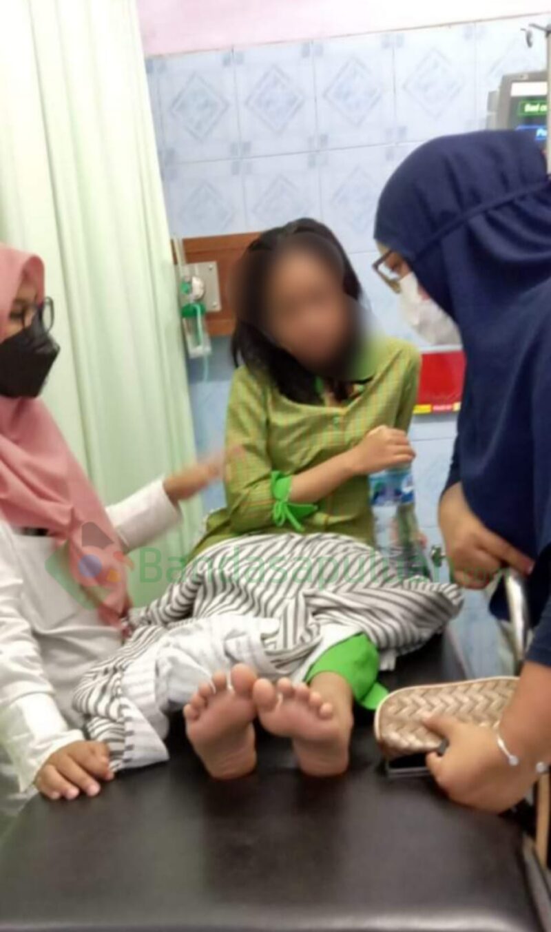 Pelajar yang dilarikan ke rumah sakit karena dihukum squat jump 50 kali