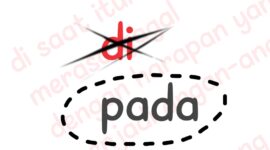 Ilustrasi Seharusnya Preposisi “pada” bukan “di”