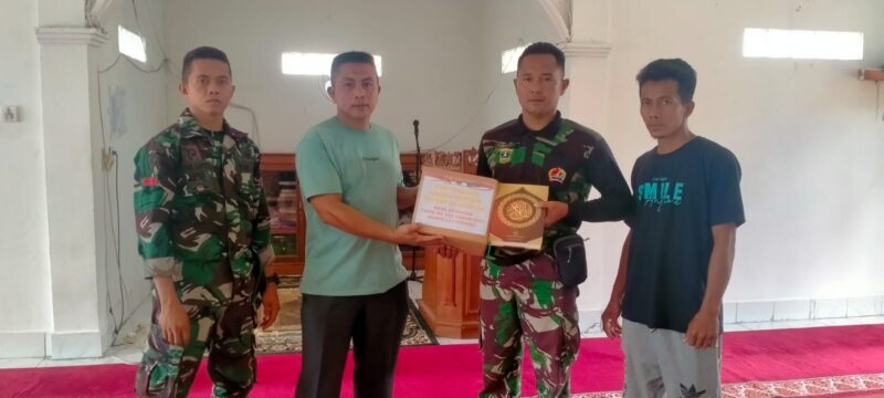 Tim Satgas TMMD Serahkan Bantuan 45 Al’quran
