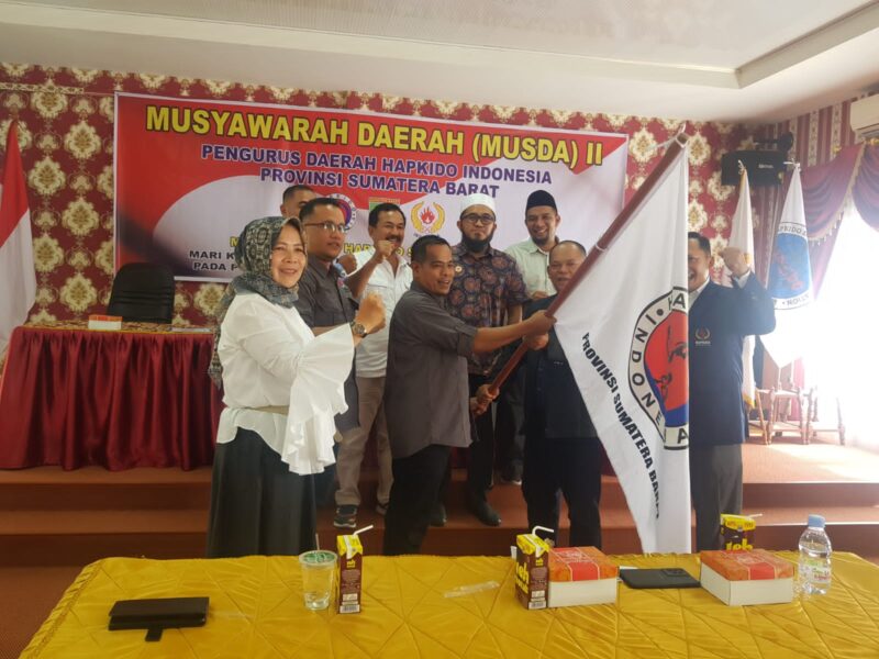 Risnaldi Ibrahim kembali terpilih secara aklamasi untuk memimpin Hapkido Sumbar 