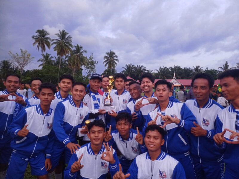 Taklukkan Koto Nan Tigo Utara Surantih di Partai Final, Surantih Juarai PSPS Surantih Cup I