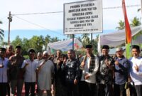 Gubernur Sumatera Barat Mahyeldi Ansharullah saat meresmikan Pondok Pesantren yang didirikan sepasang perantau Australia asal Batangkapas