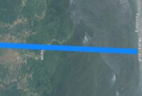 Ilustrasi jalan tembus Kambang - Muaro Labuah