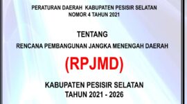 Halaman Depan Rancangan Pembangunan Jangka Menengah Daerah Kabupaten Pesisir Selatan 2021-2026