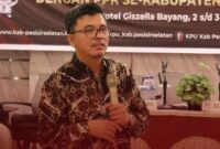 Ketua Komisi Pemilihan Umum (KPU) Kabupaten Pesisir Selatan Aswandi