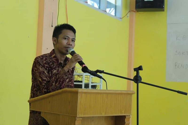 Anggota Komisi Pemilihan Umum (KPU) Kabupaten Pesisir Selatan Syafrijal Chan 