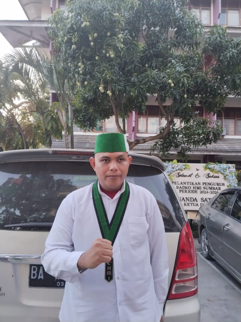 Ketua Bidang ESDM BADKO HMI Sumbar Hardiansyah