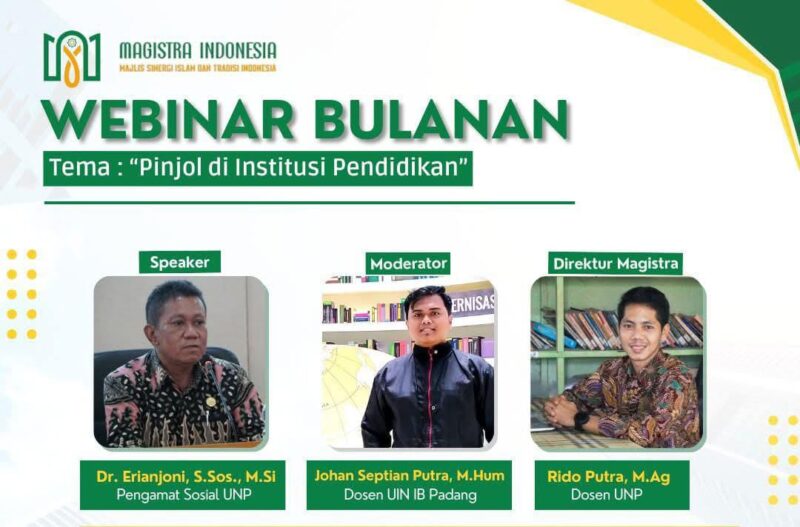 Webinar Bulanan Magistra Indonesia bertajuk Pinjol di Institusi Pendidikan
