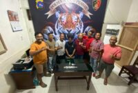 Polsek Ranah Pesisir, Pesisir Selatan menangkap terduga pengedar narkoba jenis sabu, Kamis (20/02/2025).