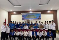 Wakil Bupati Pesisir Selatan Risnaldi Ibrahim saat foto bersama dengan pengurus APRI Cabang Pesisir Selatan 