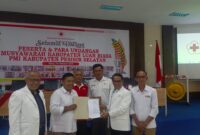 Wakil Bupati Pesisir Selatan Risnaldi Ibrahim terpilih secara aklamasi sebagai Ketua PMI Pesisir Selatan 