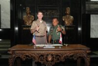 Kerja Sama Militer Kian Solid, WaKSAD Sambut Baik Wakil Danjen USARPAC

