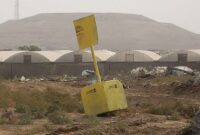 Pemberlakuan garis kuning sepanjang 250 meter oleh pendudukan memaksa banyak keluarga di Gaza mengungsi

