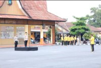 Pimpin Apel Pagi, Kabag SDM Polres Babel Tekankan Pentingnya Pengembangan Kompetensi Personel

