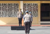Pimpin Apel Pagi, Kompol Bambang Sutoyo Ajak Personel Dukung Kebijakan Keinginan Kapolda Babel

