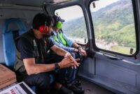Bawa Genset dan Logistik, Gubernur Aceh Terbang ke Beutong Ateuh Banggalang Nagan Raya

