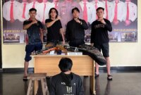 Curi senapan angin dan ponsel, pria asal Palembang itu ditangkap Polsek Jebus di Desa Kelabat

