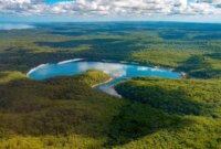 Danau K'gari yang Terkenal di Dunia Mungkin Berisiko Mengering

