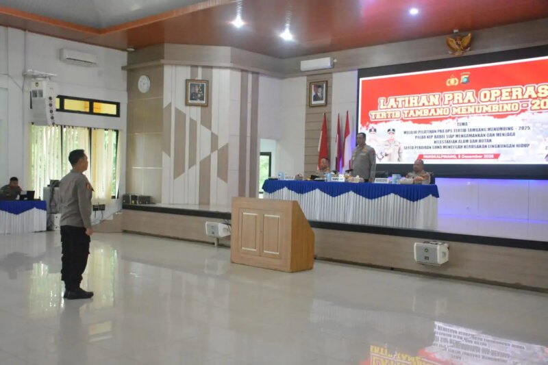 Kapolda Babel Buka Pelatihan Operasi Tambang Menumbing 2025, Tekankan Pentingnya Kehadiran Polisi dalam Pelestarian Alam

