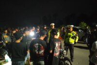 Polda Babel Amankan Aksi Pra-Balapan Ilegal di Jalan Lintas Timur: Patroli Gabungan Berantas Kejahatan Jalanan

