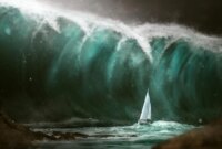 Satelit NASA Menangkap Pemandangan Tsunami Pasifik Raksasa dengan Resolusi Tinggi untuk Pertama Kalinya

