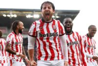 Stoke City 2-1 Swansea City: Ben Pearson mencetak gol langka saat Potters mengakhiri kekalahan beruntun mereka

