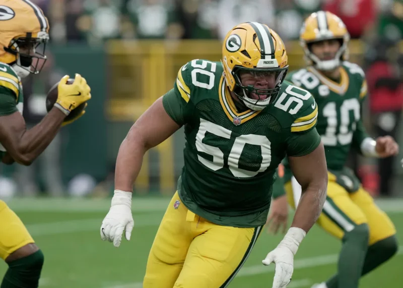 
<p>Tekel kanan Packers Zach Tom akan melewatkan pertandingan kedua berturut-turut melawan Ravens.
