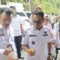 Wakil Bupati Pesisir Selatan Risnaldi Ibrahim bersama Kepala BBPOM di Padang saat meninjau takjil di Bukit Putus Painan