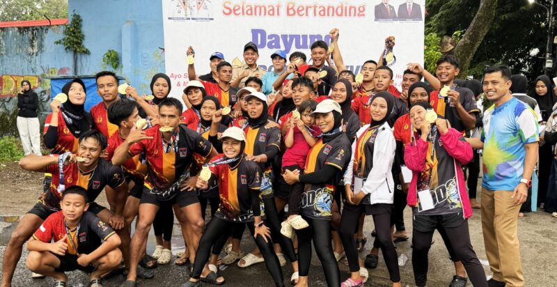 Cabor Dayung XVI Provinsi Sumbar, Kantongi 7 Medali Emas dalam Sehari

