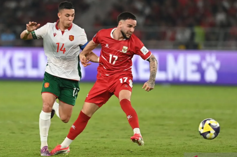 Bek sayap tim nasional Indonesia Calvin Verdonk mendapatkan menit bermain saat Lille menekuk Le Havre pada pekan keenam Liga Prancis di Stadion Pierre-Mauroy, Villeneuve d'Ascq.(Antara)
