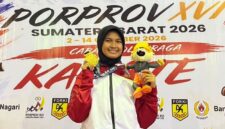Faiza Afifa Fadli Sumbang Medali Emas Karate Provinsi Sumbar 2026 untuk Kota Pariaman

