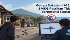 Gempa Sukabumi M5,7, BMKG Pastikan Tidak Berpotensi Tsunami (Foto : Ilustrasi)