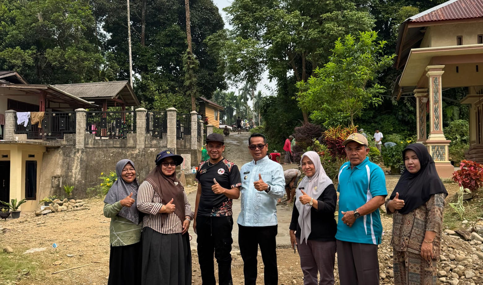 Turun Langsung ke Lapangan, Wabup Risnaldi Tinjau Sejumlah Usulan Infrastruktur