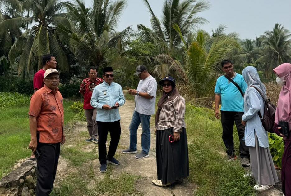 Serap Kebutuhan Petani, Wabup Risnaldi Tinjau Sejumlah Infrastruktur Pertanian