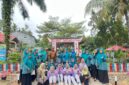 Foto bersama usai Penilaian Lapangan Ketua Kelompok Dasawisma Tingkat Kabupaten Pesisir Selatan Tahun 2026 di Dasawisma Kamboja I, Nagari Lunang Barat, Kecamatan Lunang, Selasa (27/10/2026).