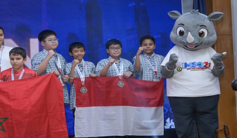 Tim Indonesia yang tampil di ajang International Mathematics and Science Olympiad (IMSO) ke-23 tahun 2026.(MI/HO)