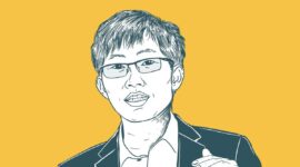 Liang Wenfeng adalah salah satu konglomerat terkaya di dunia. Pundi-pundi hartanya berasal dari perusahaan teknologi kecerdasan buatan (AI), DeepSeek. (CNNIndonesia/Alya Hendrahmi) 