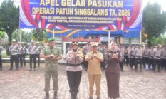 Hadiri Apel Operasi Patuh Singgalang 2026, Bupati John Kenedy Azis Dukung Keselamatan Berlalu Lintas