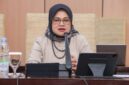 Inspektur Sekretariat Jenderal MPR RI, Anies Mayangsari Muninggar saat menyampaikan laporan pelaksanaan Sosialisasi Persesjen Nomor 6 Tahun 2026 tentang Pengelolaan Konflik Kepentingan di lingkungan Sekretariat Jenderal MPR RI, di Gedung GBHN, Kompleks Parlemen, Jakarta, Senin (6/10/2026). Foto: MPR RI