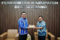 Percepat Informasi Bencana, Bupati Deli Serdang Terima Perangkat WRS dari BMKG - Sumut

