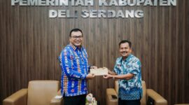 Percepat Informasi Bencana, Bupati Deli Serdang Terima Perangkat WRS dari BMKG - Sumut

