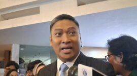 Kepala BGN Sudaryono bertemu media di Kantor BGN, Jakarta Pusat, Rabu (22/7/2026) usai dilantik Presiden Prabowo Subianto. ANTARA/Lintang Budiyanti Prameswari.